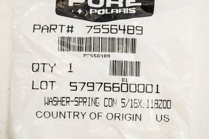 New OEM Polaris 7556489 Spring Washer 5/16x.118 NOS