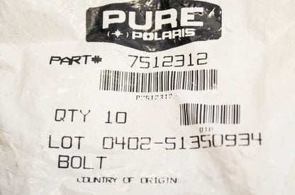 OEM Polaris 7512312 Bolt