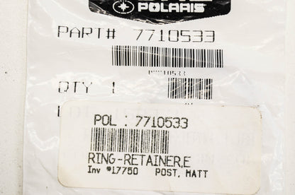 OEM Polaris 7710533 External Retainer Ring 1.188" NOS
