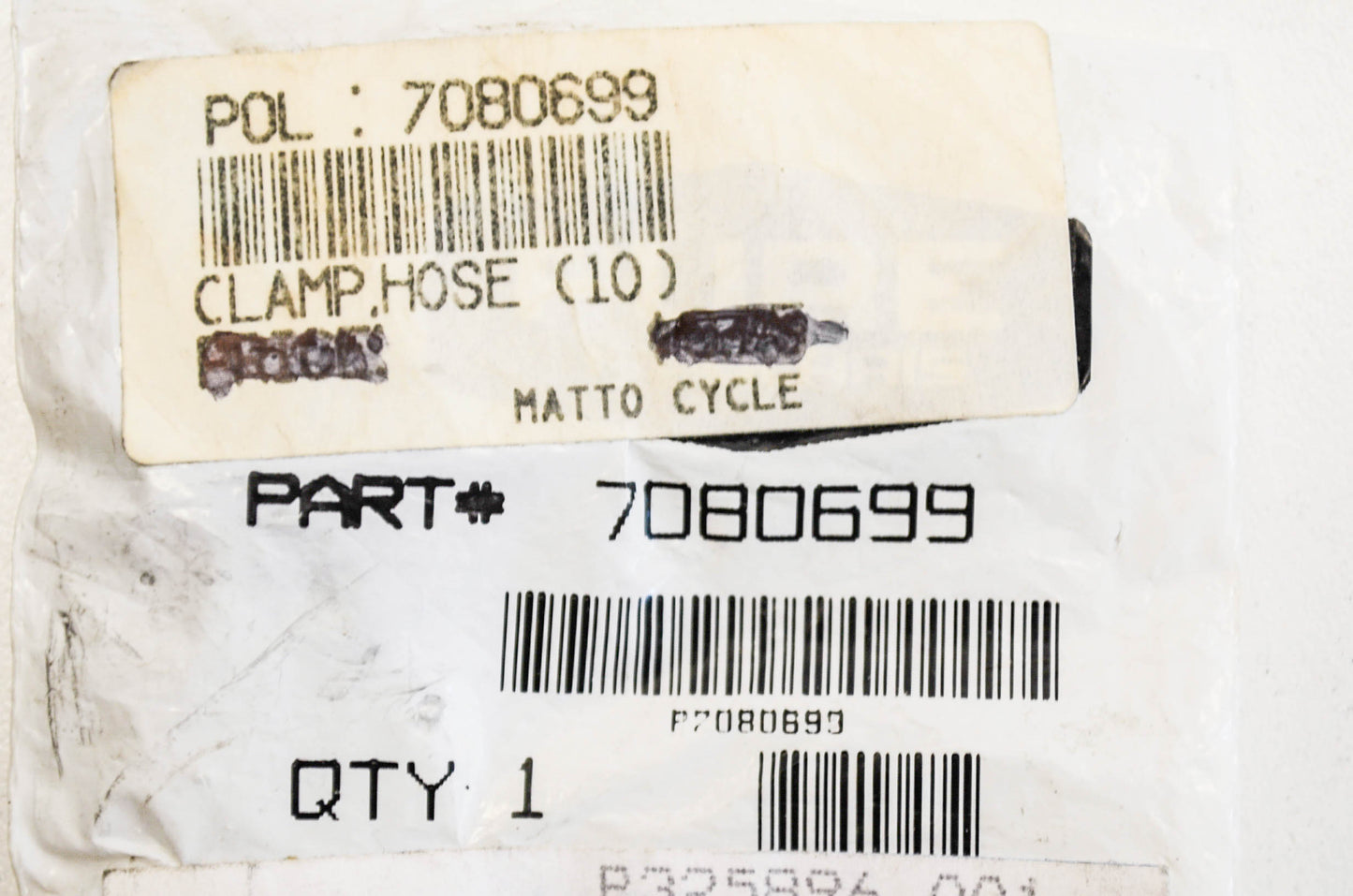 OEM Polaris 7080699 Hose Clamp NOS