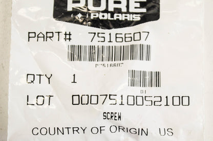 OEM Polaris 7516607 Screw NOS