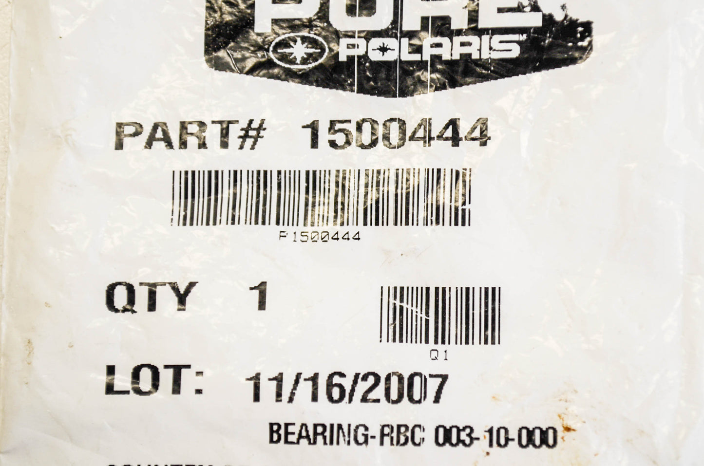 OEM Polaris 1500444 Bearing NOS
