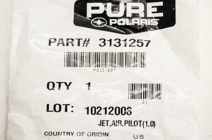 OEM Polaris 3131257 Pilot Air Jet 1.0 NOS