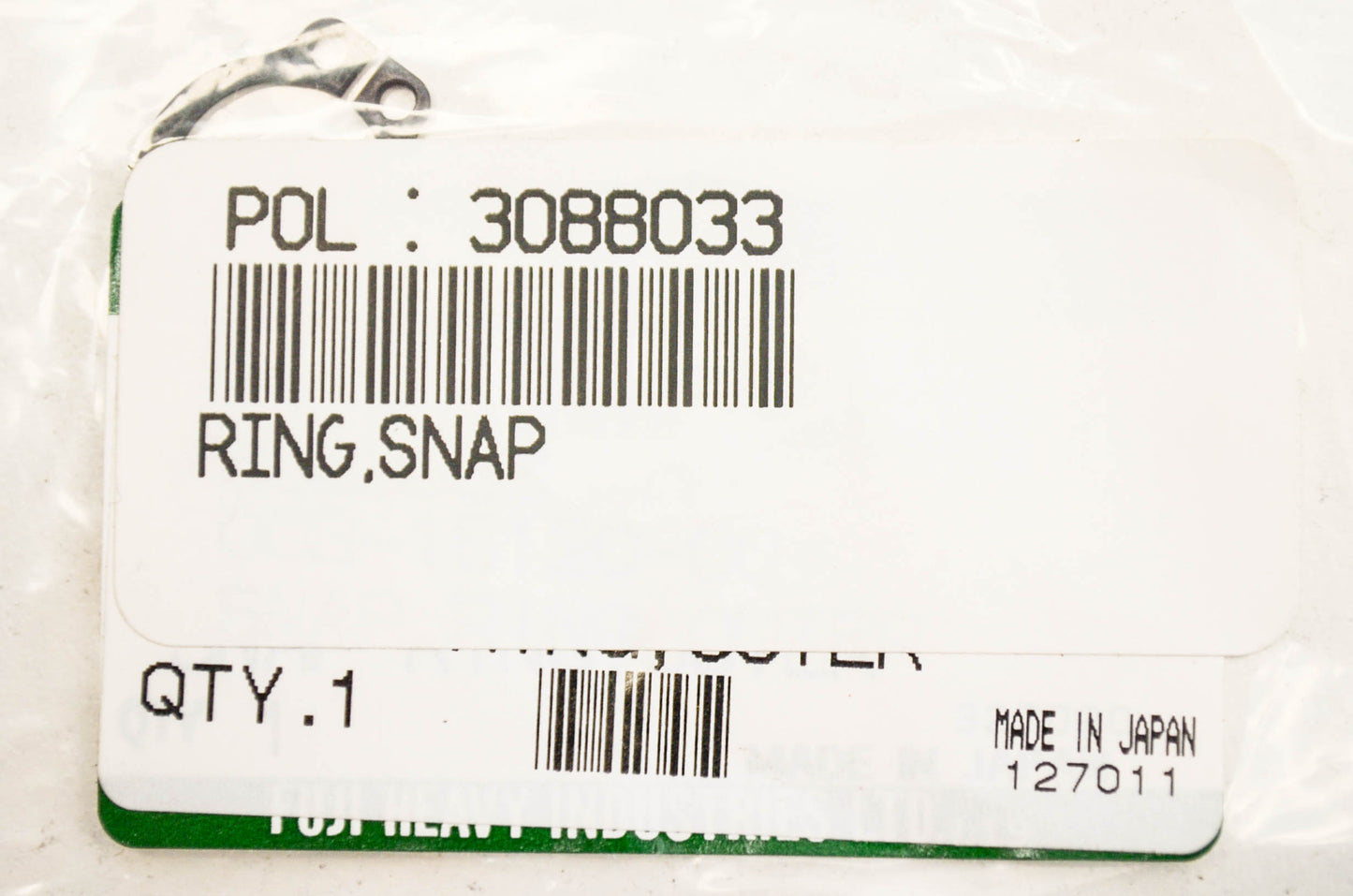 OEM Polaris 3088033 Snap Ring NOS