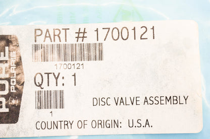 OEM Polaris 1700121 Disc Valve Kit NOS