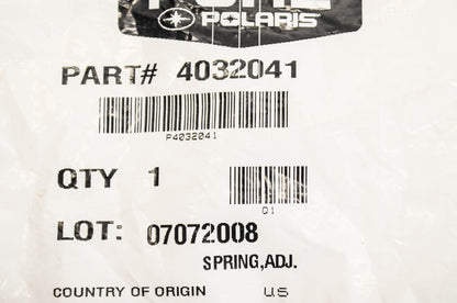 OEM Polaris 4032041 Adjustment Spring NOS