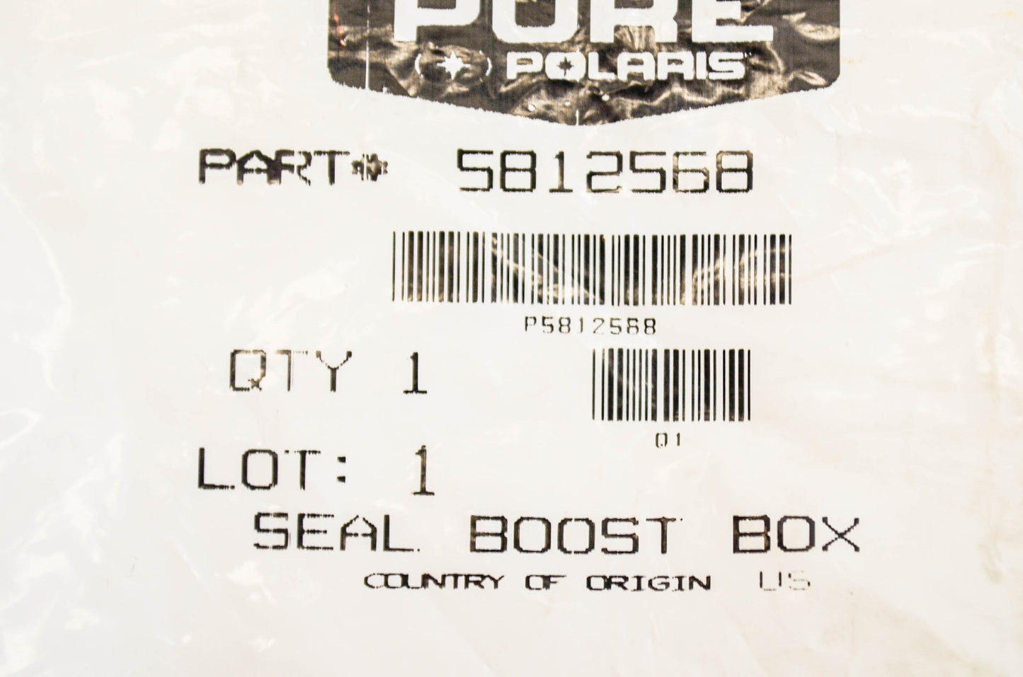 New OEM Polaris Boost Box Seal NOS