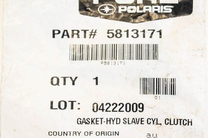OEM Polaris 5813171 Hydraulic Slave Cylinder Clutch Gasket NOS