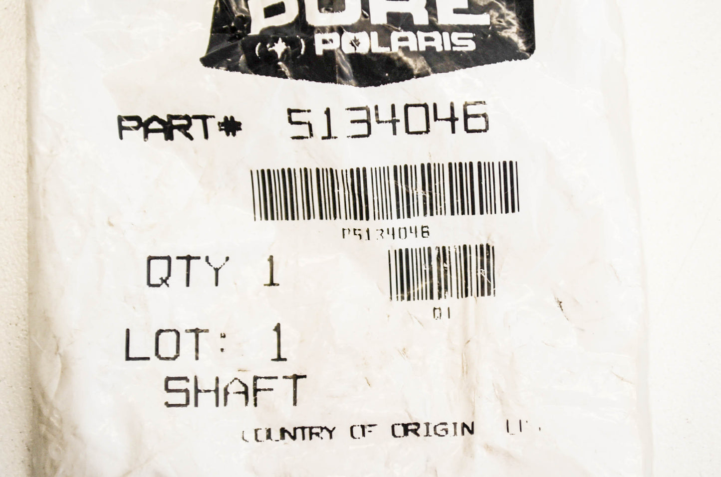 New OEM Polaris Flange Shaft .445x.750x1.00 NOS