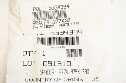 OEM Polaris 5334334 Spacer .277X.375X.330 Qty 2 NOS