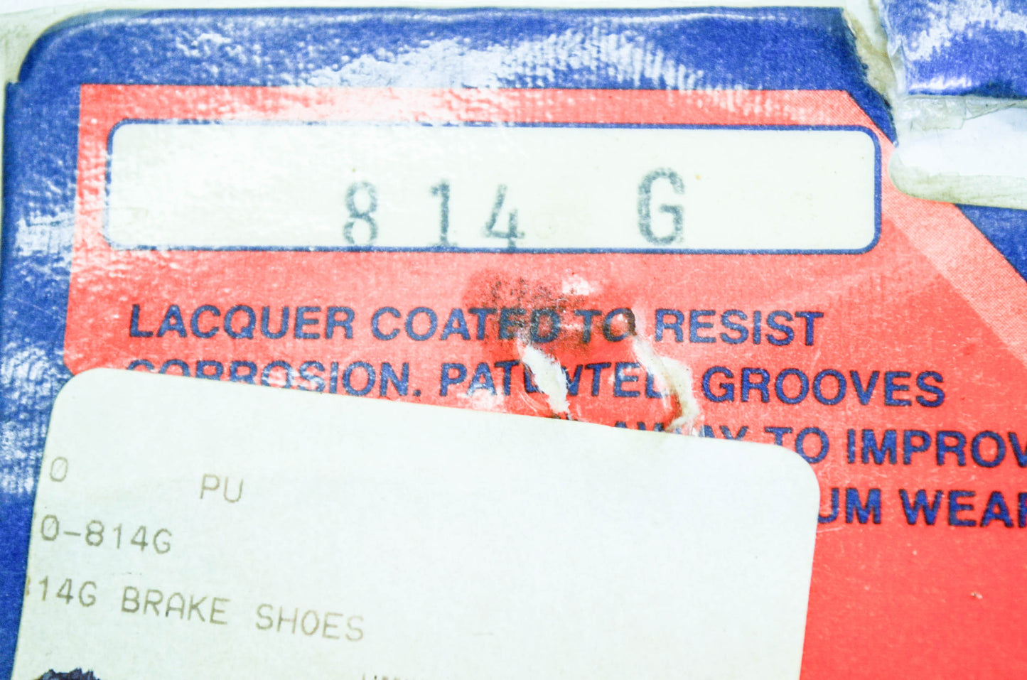 New EBC Grooved Brake Shoes QTY 2 NOS
