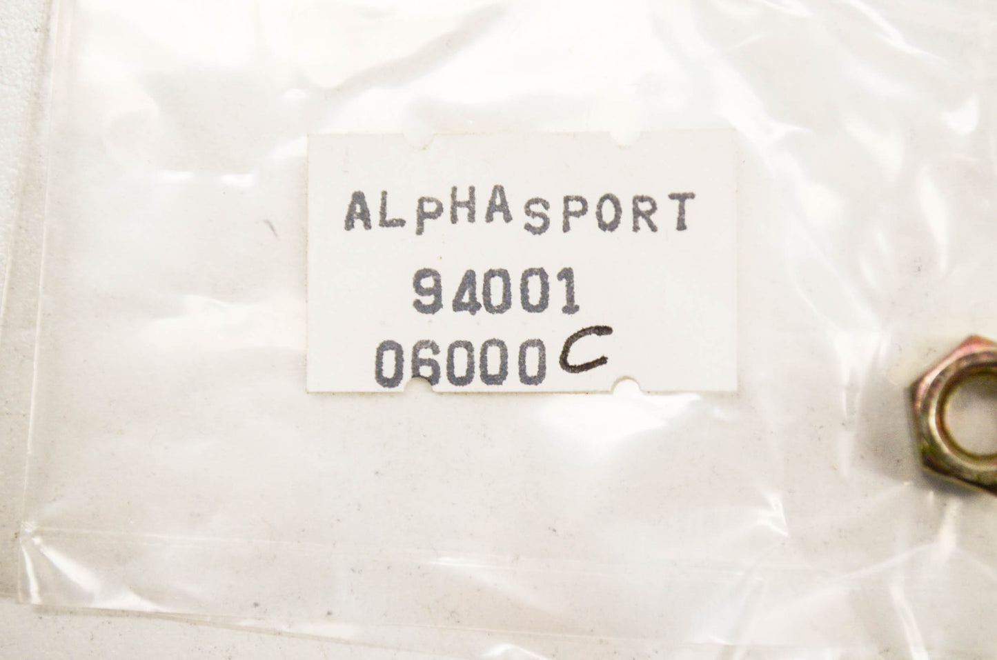 New Alpha Sports Hex Nut QTY 2 NOS