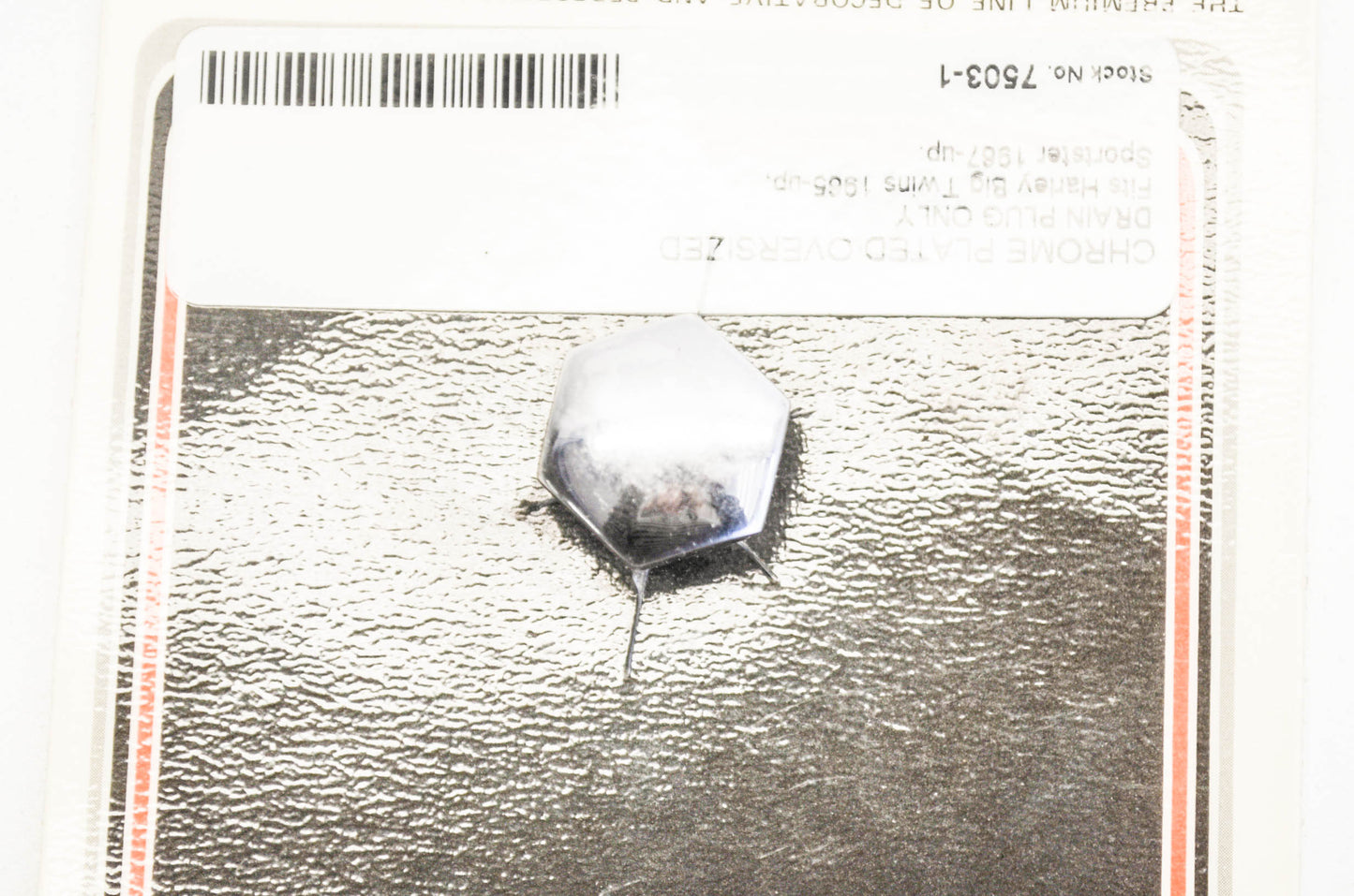 New Colony/V-Twin Oversized Drain Plug NOS