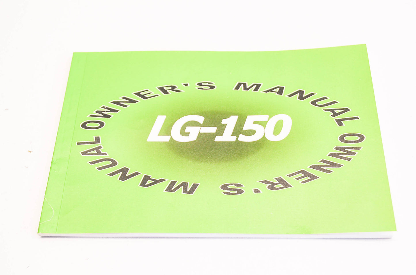 New Alpha Sports LG-150 Owner's Manual NOS