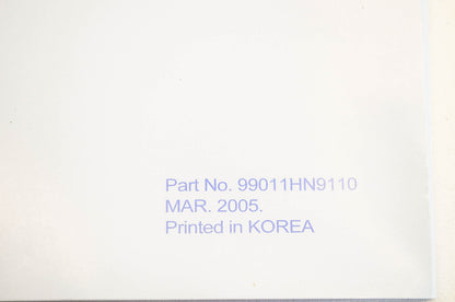 New Hyosung Comet 650/S/R Owner's Manual NOS