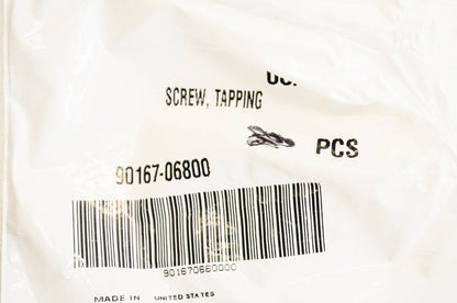 OEM Yamaha 90167-06800-00 Tapping Screw Qty 3 NOS
