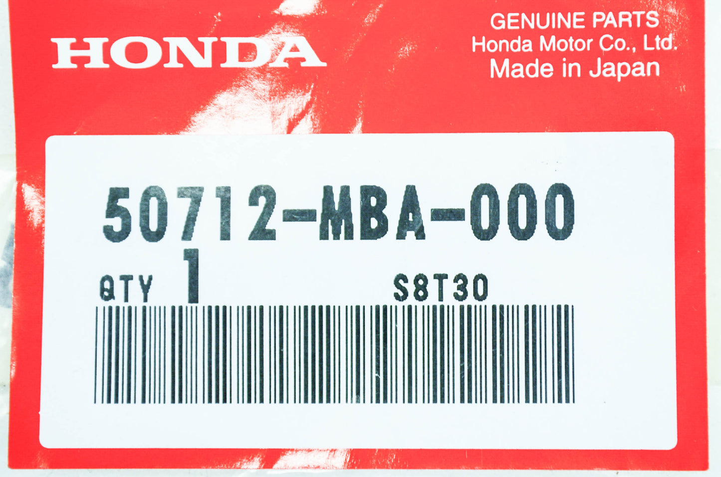 OEM Honda 50712-MBA-000 Pillion Step Washer NOS