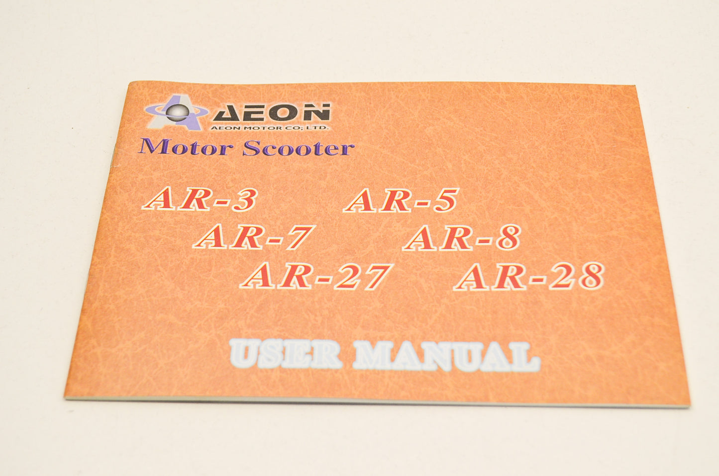 New Aeon AR Motor Scooter User Manual NOS