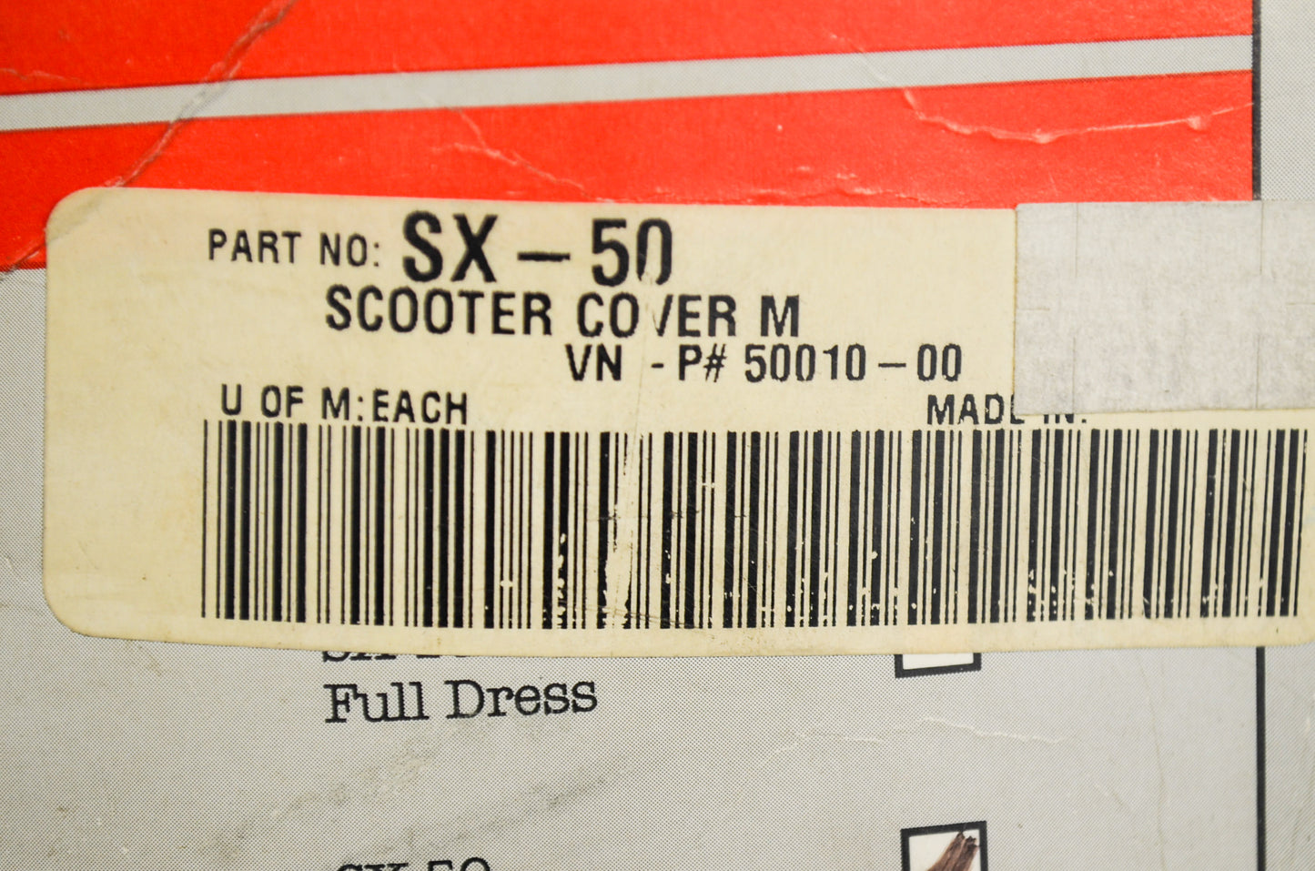 New Dowco Scooter Cover Medium NOS