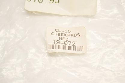 New HJC CL-15 Cheek Pads M QTY 2 NOS