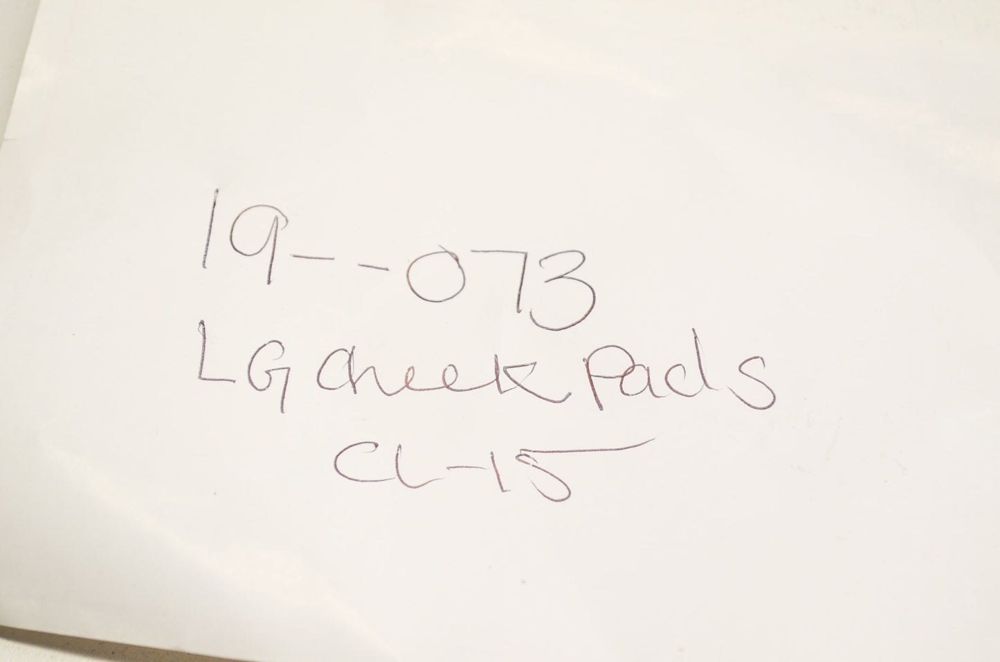 New HJC CL-15 Cheek Pads L QTY 2 NOS