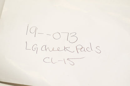 New HJC CL-15 Cheek Pads L QTY 2 NOS