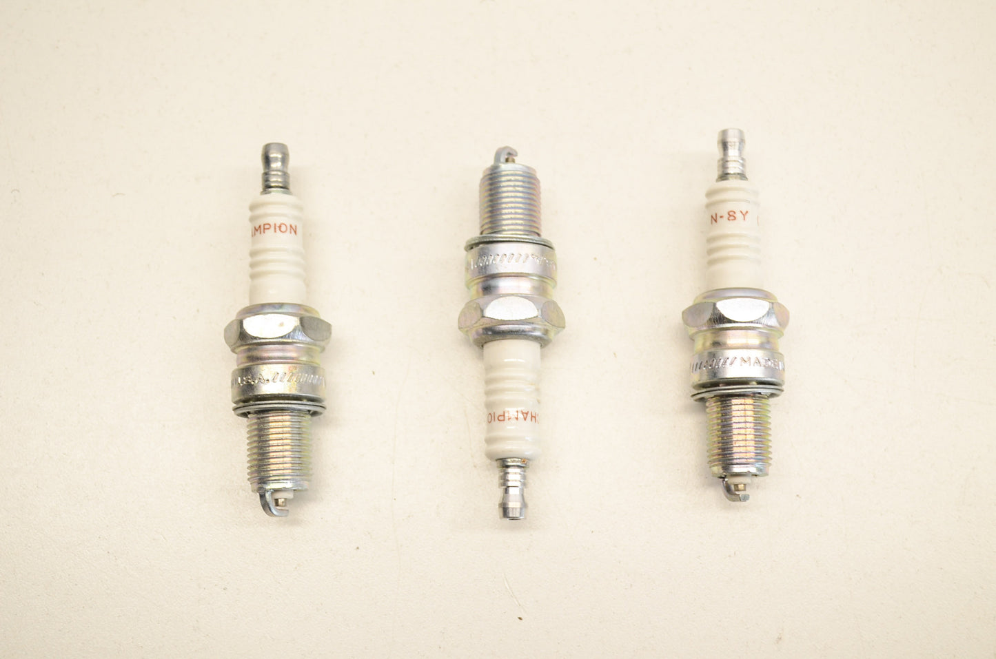 New Champion Spark Plugs QTY 3 NOS