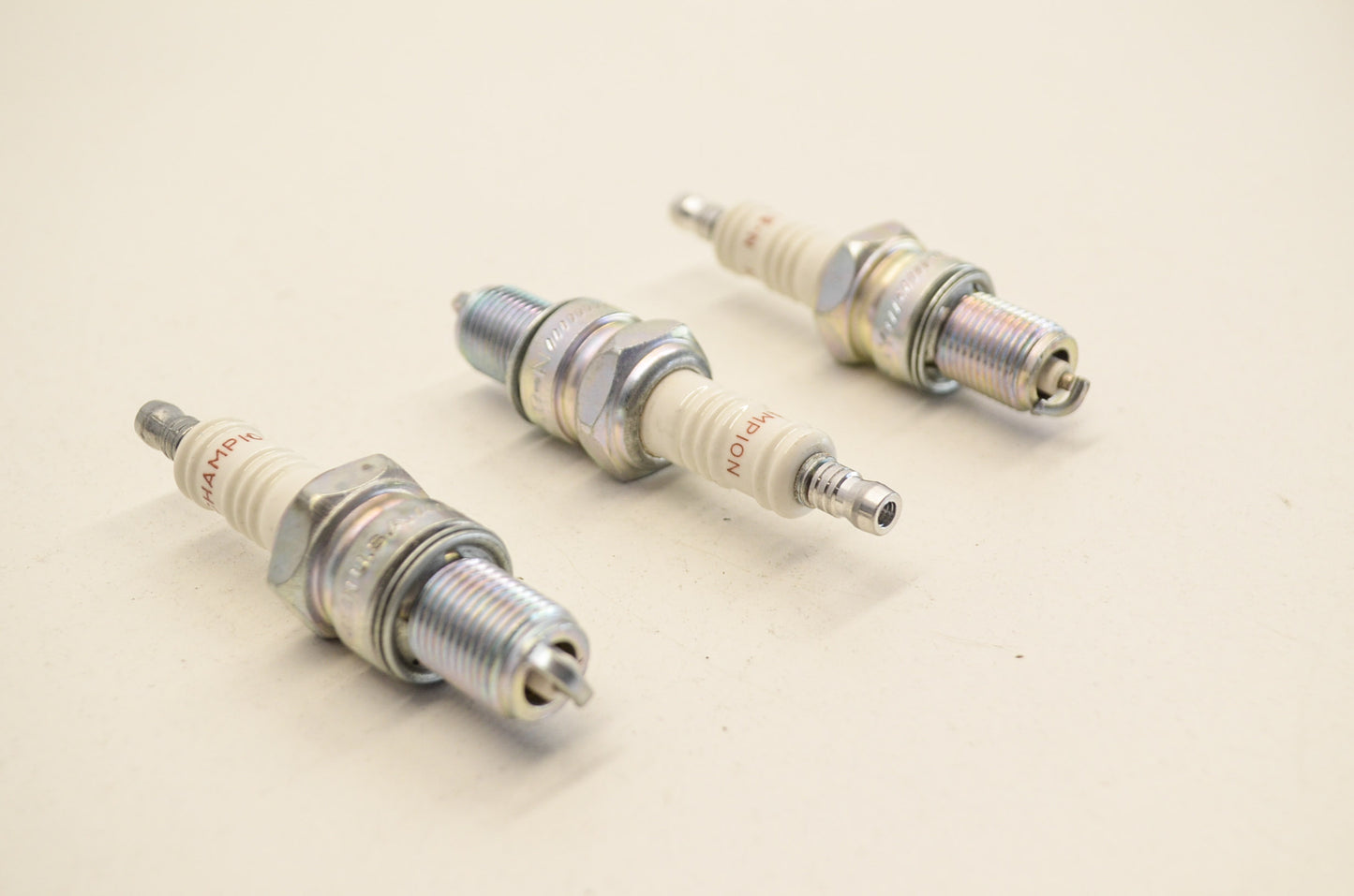 New Champion Spark Plugs QTY 3 NOS