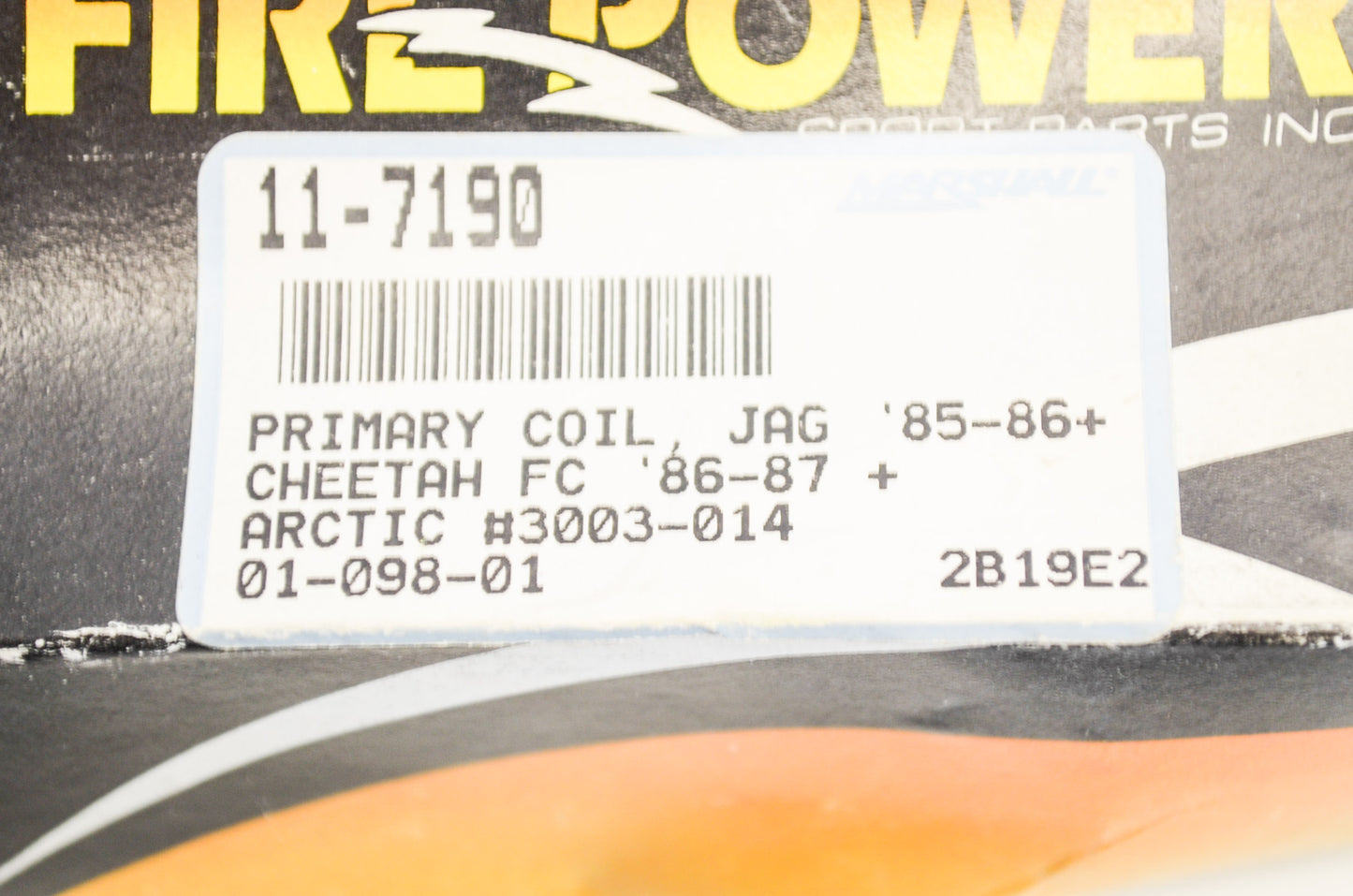 SPI 01-098-01, 11-7190, 3003-014 Primary Coil NOS