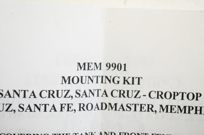 New Memphis Shades Mounting Hardware Kit NOS