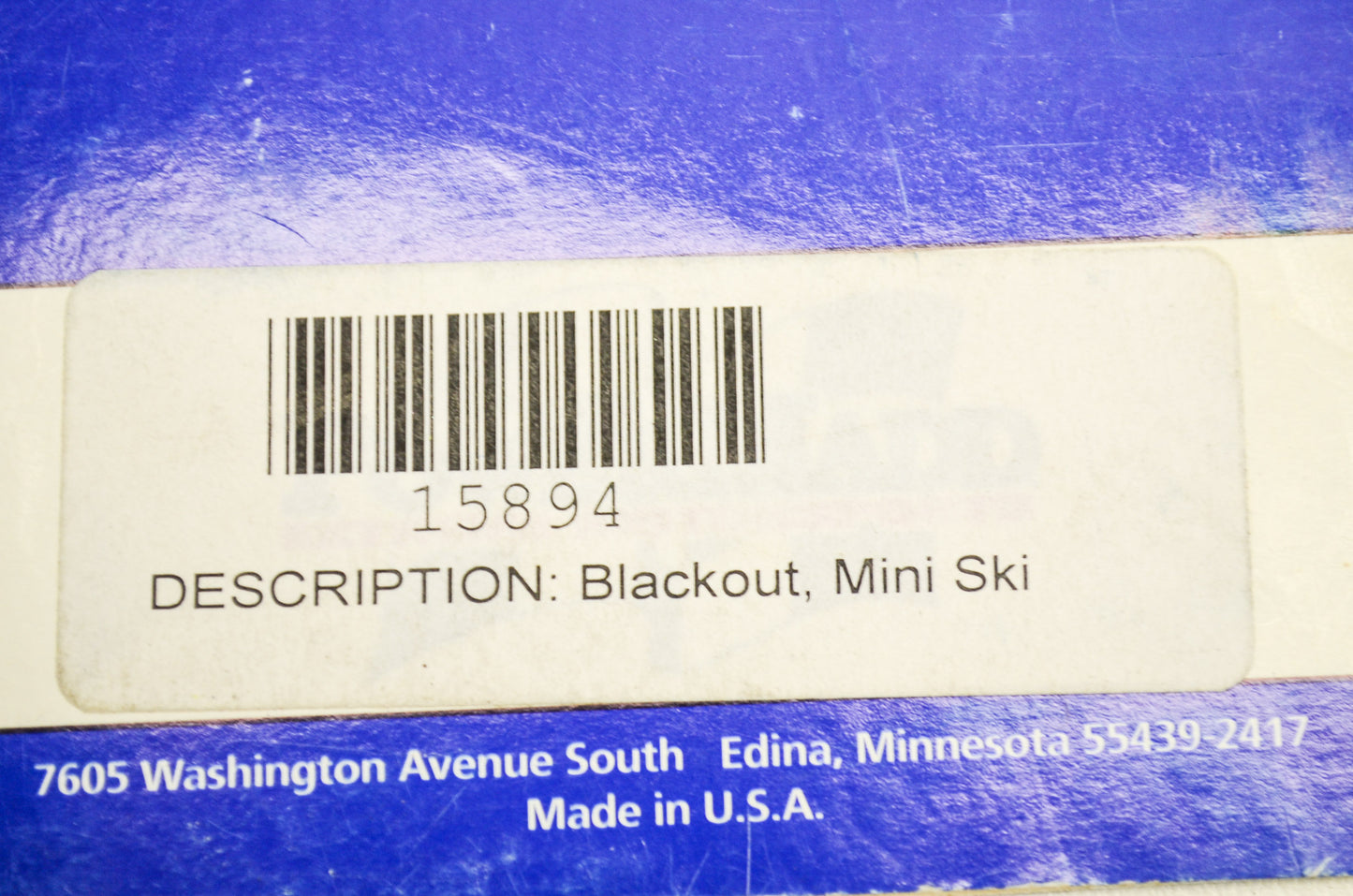 New Powermadd Mini Ski Loop Blackout NOS