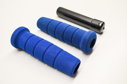 New Johar Handlebar Grip Kit Blue NOS