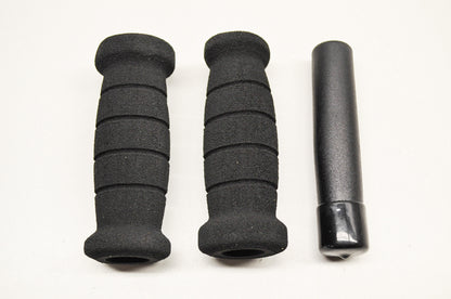 New Johar Handlebar Grip Kit Black NOS