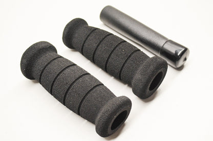 New Johar Handlebar Grip Kit Black NOS