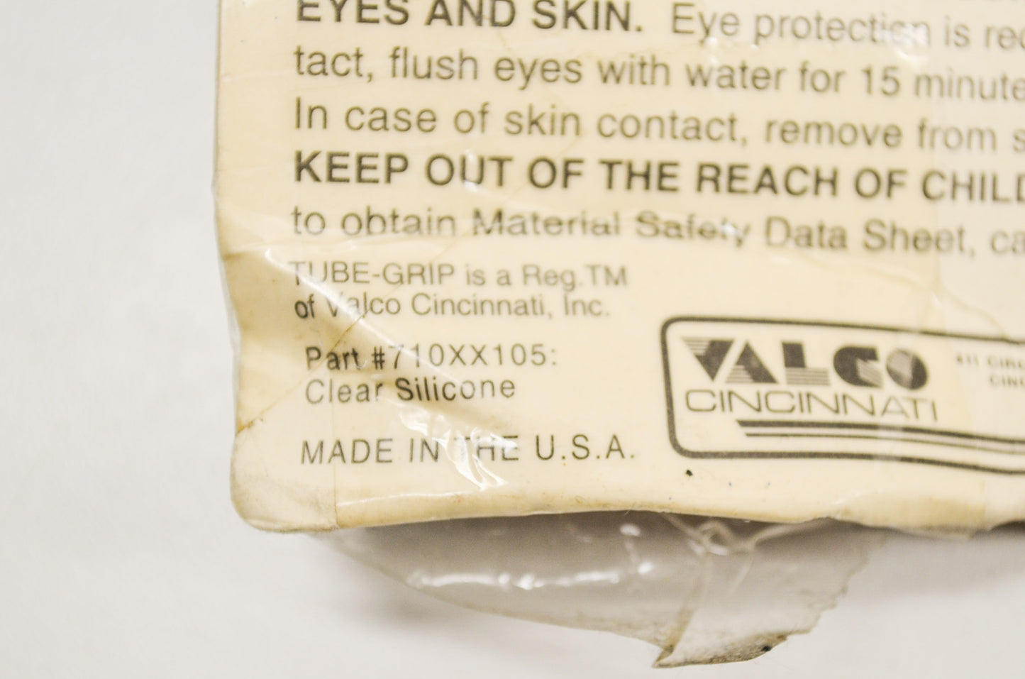 Valco 710XX105 710Xx105 Silicone Sealer Clear 3Oz NOS