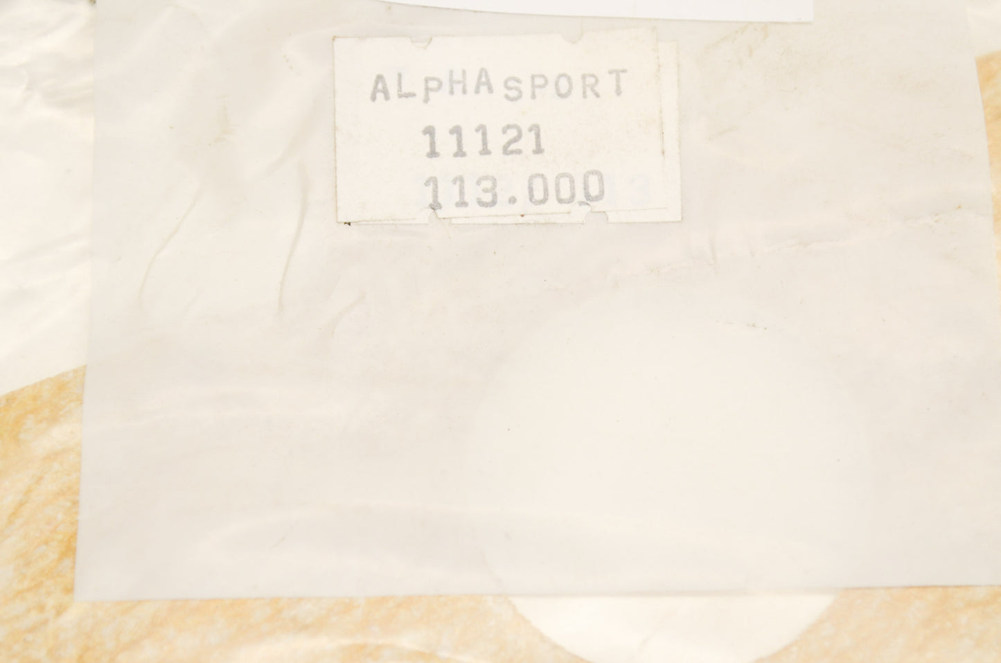 New Alpha Sports Generator Gasket NOS