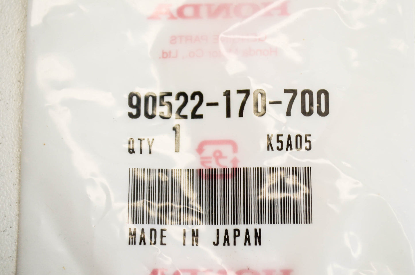 OEM Honda 90522-170-700 Collar Qty 2 NOS