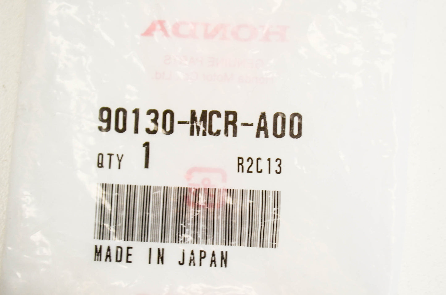 OEM Honda 90130-MCR-A00 Bolt (10X44) NOS