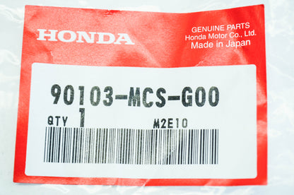 OEM Honda 90103-MCS-G00 Flange Bolt (6X12) Qty 3 NOS
