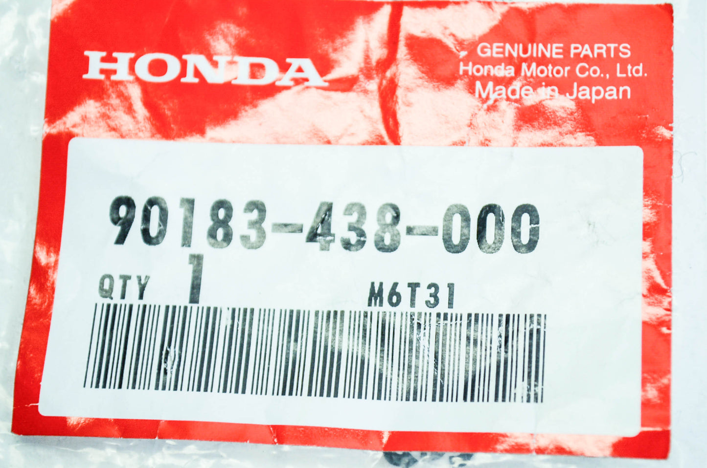 OEM Honda 90183-438-000 Bolt (8X26) NOS