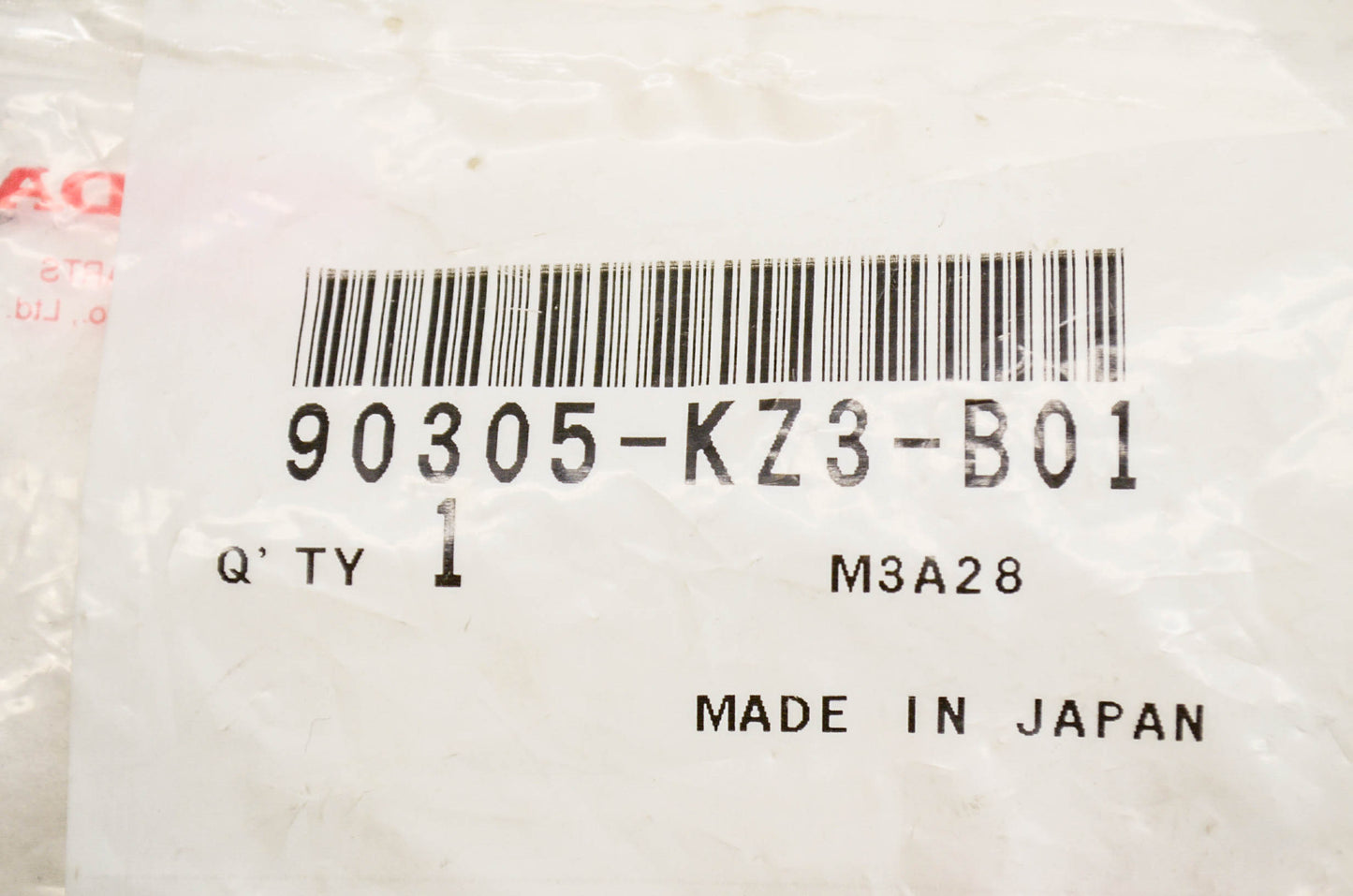 OEM Honda 90305-KZ3-B01 Hex U-Nut (14mm) NOS