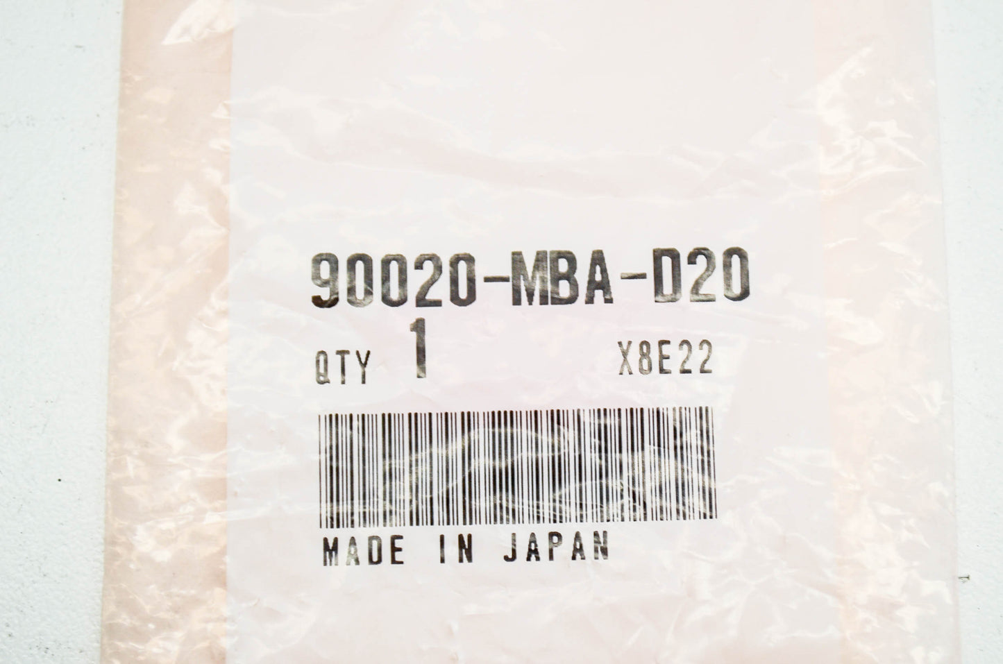 OEM Honda 90020-MBA-D20 Special Bolt Assembly NOS