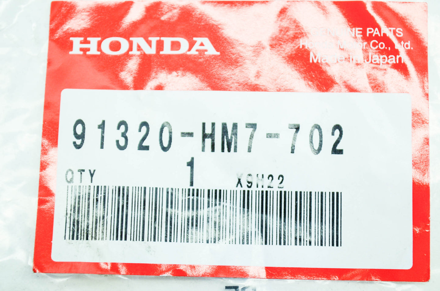 OEM Honda 91320-HM7-702 O-Ring (75X3.2) NOS