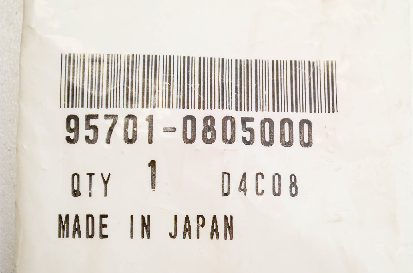 OEM Honda 95701-08050-00 Flange Bolt (8X50) Qty 4 NOS