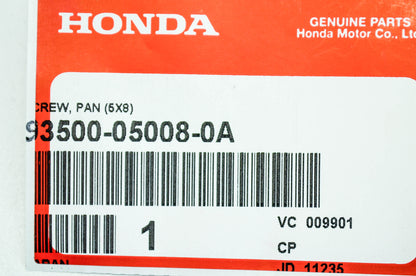 OEM Honda 93500-05008-0A Pan Screw (5X8) Qty 2 NOS