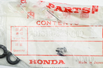 OEM Honda 91319-323-000 O-Ring (6X3) Qty 2 NOS