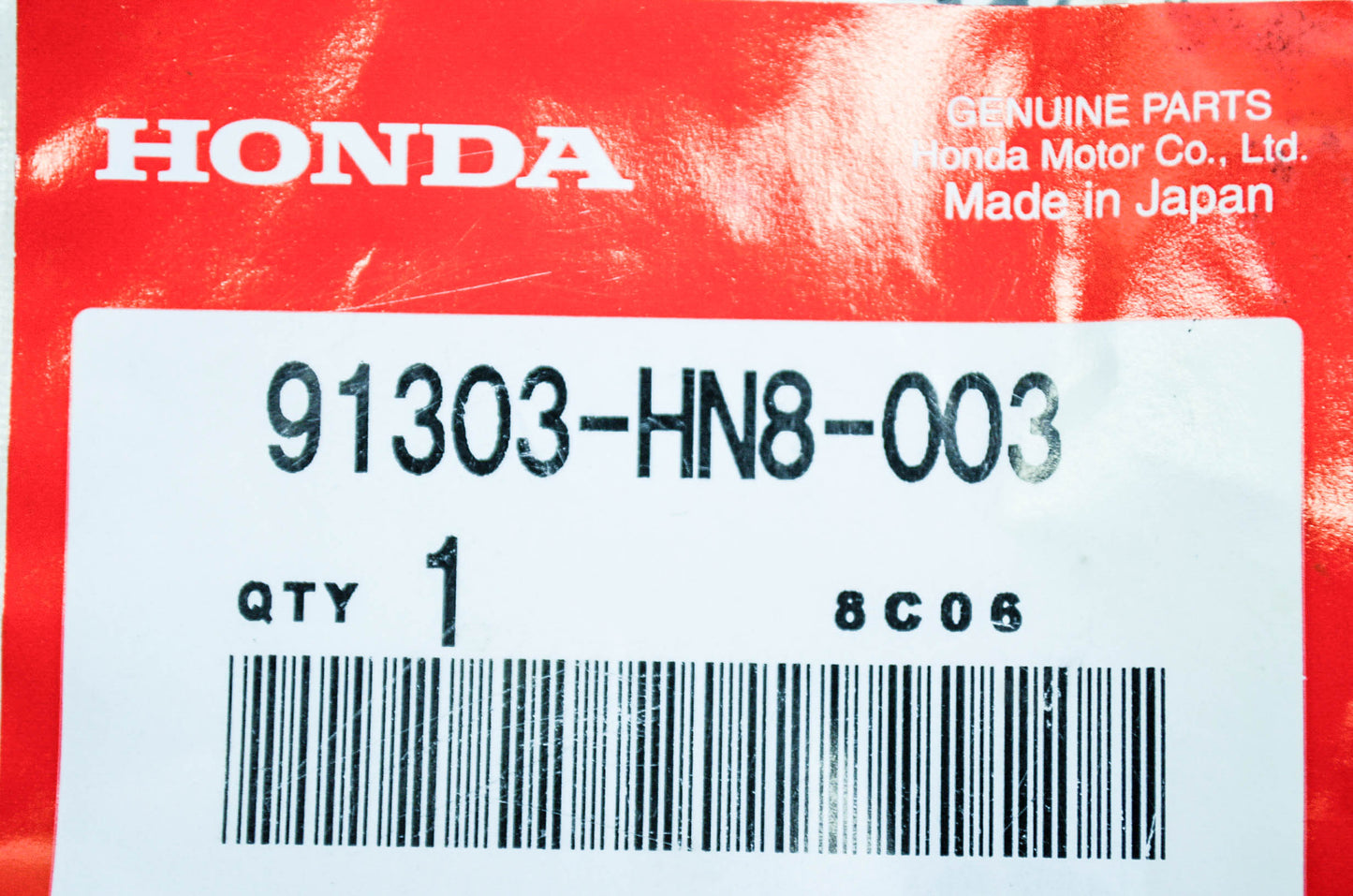 OEM Honda 91303-HN8-003 O-Ring (17.8X1.9) NOS