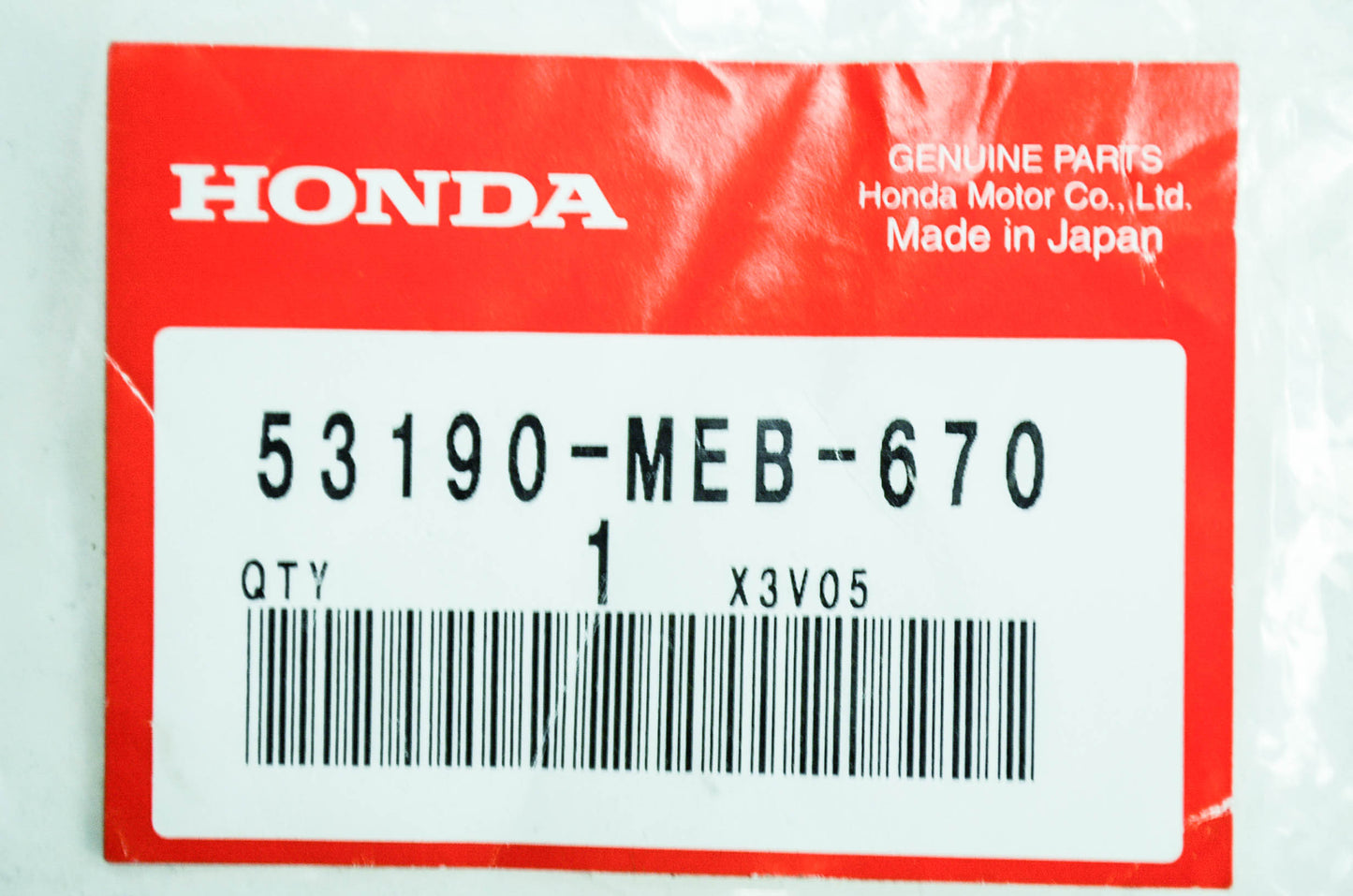 OEM Honda 53190-MEB-670 Hot Starter Lever NOS