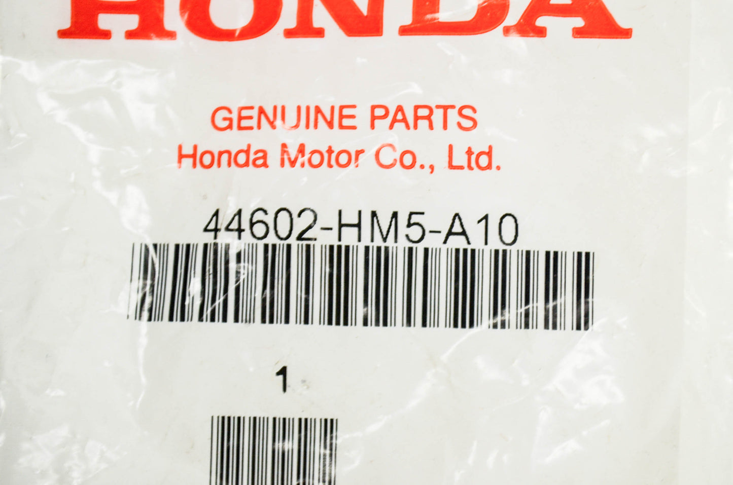 OEM Honda 44602-HM5-A10 Adjusting Hole Plug NOS