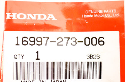New OEM Honda 16997-273-006 Petcock Body Gasket NOS